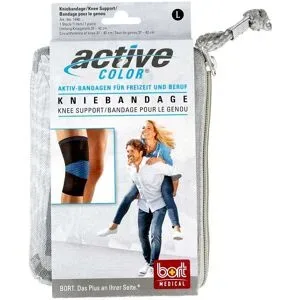 Bort Activecolor Kniebandage large schwarz