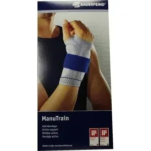 Manutrain Handgelenkbandage Größe 4 links schwarz