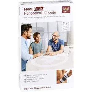 Bort Manubasic Bandage links small silber