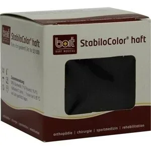 Bort Stabilocolor haft Binde 6cm schwarz