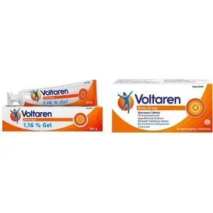 Voltaren Schmerzgel 11,6 mg/g 180g + Voltaren Dolo 25mg 20Stück