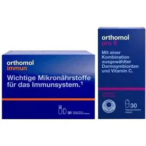 Orthomol Immun Trinkfläschchen/tabletten+Orthomol Pro 6 Kapseln