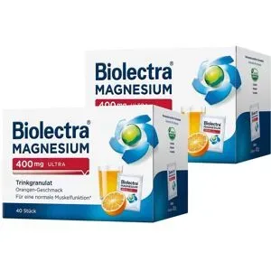 Biolectra Magnesium 400 mg Ultra Trinkgranulat Orange