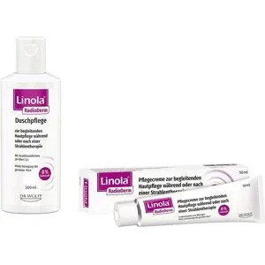 Linola Radioderm: Duschpflege und Pflegecreme