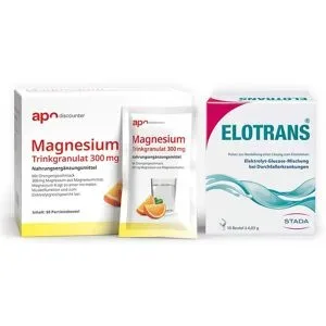apodiscounter Elektrolyte Sparset ? Magnesium Trinkgranulat + Elotrans