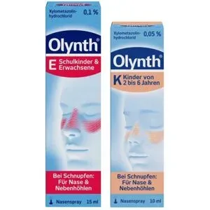 Olynth 0,05% 10 ml Nasenspray + Olynth 0,1% 15 ml Nasenspray