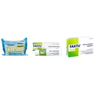 Faktu Lind Salbe + Zäpfchen + Tücher Paket