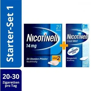 Nicotinell Starter Set 1: 20-30 Zigaretten täglich