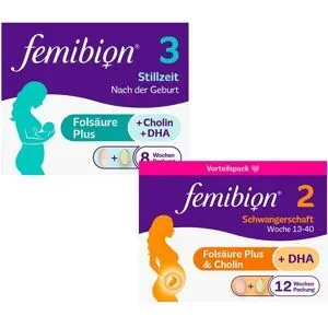 Femibion 2 Schwangerschaft + Femibion 3 Stillzeit