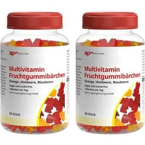 Multivitamin Fruchtgummibärchen zuckerfrei von apodiscounter