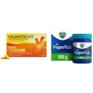Vigantolvit Immun Filmtabletten 60 stk + Wick Vaporub Erkältungs