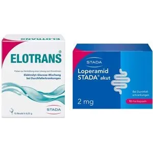 Elotrans Elektrolyte Pulver + Loperamid Stada akut 2mg