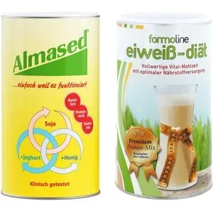 Almased Vitalkost und Formoline Eiweiss Diät Pulver