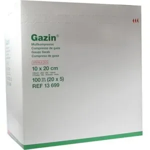 Gazin Kompressen 10x20cm 12fach steril