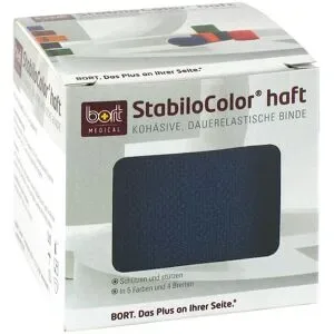 Bort Stabilocolor haft Binde 6cm blau