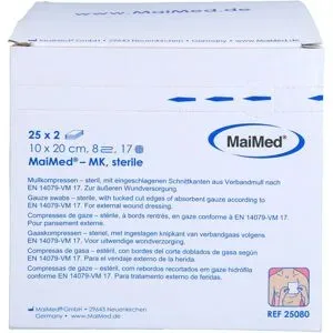 Mullkompressen 10x20cm 8-fach steril