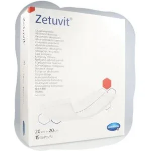 Zetuvit Saugkompressen steril 20x20 cm