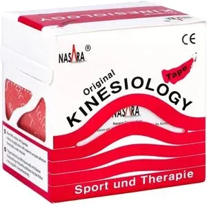 Nasara Kinesio Tape 5 cmx5 m pink inkl.Spenderbox