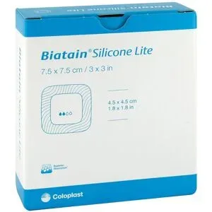 Biatain Silikon Lite Schaumverband 7,5x7,5 cm