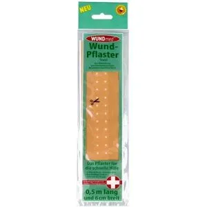 Wundpflaster Textil 6 cmx0,5 m