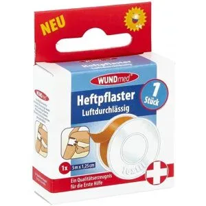 WUNDmed Heftpflaster Textil 1,25 cmx5 m