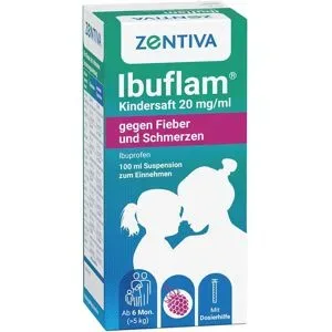 Ibuflam® Kindersaft 20 mg/ml gegen Fieber & Schmerzen mit Ibupro