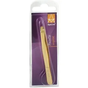 Apoline Augenbrauenpinzette 9 cm vergoldet