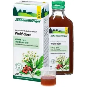 Schoenenberger Naturreiner Heilpflanzensaft Weißdorn