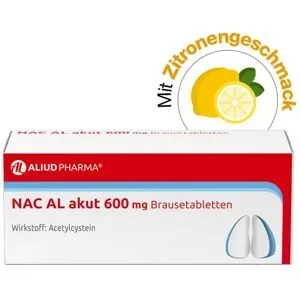 AL Aliud Pharma NAC AL akut 600 mg Brausetabletten bei Husten (Schleimlöser)
