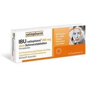 IBU-ratiopharm 200 akut Schmerztabletten