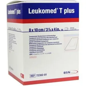 Leukomed transparent plus sterile Pflaster 8x10 cm