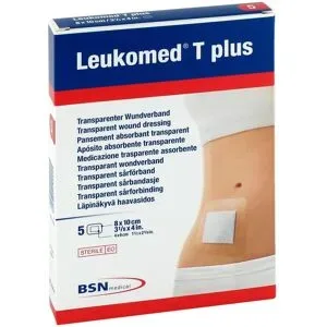 Leukomed transparent plus sterile Pflaster 8x10 cm