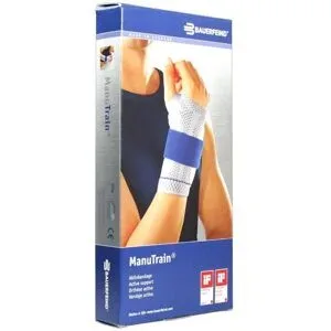 Manutrain Handgelenkbandage Größe 4 rechts titan
