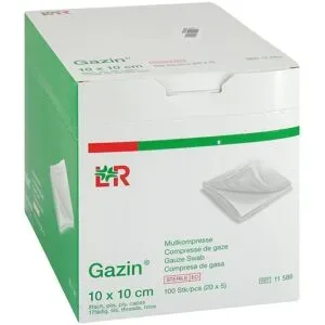 Gazin Mullkompresse 8fach 10x10cm steril