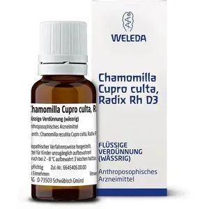 Chamomilla Cupro culta Radix Rh D3 Dilution