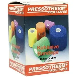 Pressotherm Kohäsive Bandage 8cmx4m gelb