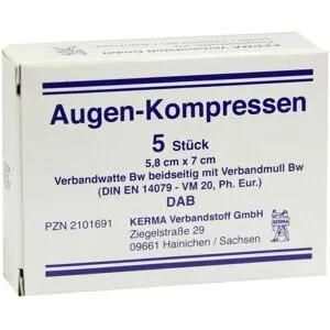 Augenkompressen unsteril 5,8x7cm