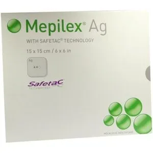 Mepilex Ag Verband 15x15cm steril