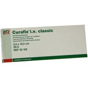 Curafix intravenös classic Pflaster 2,5x12,5 cm