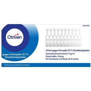 Otriven gegen Schnupfen 0,1 % Einzeldosispipetten