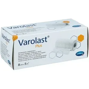 Varolast Plus Zinkleimbinde 8 cmx5 m