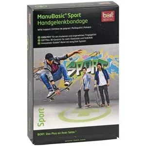 Bort Manubasic Sport Bandage rechts large schw/grün