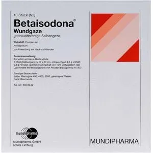 Betaisodona Wundgaze 10x10 cm