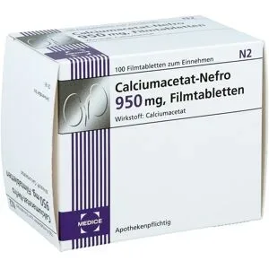 Calciumacetat Nefro 950 mg Filmtabletten