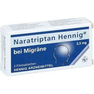 Naratriptan Hennig bei Migräne 2,5mg