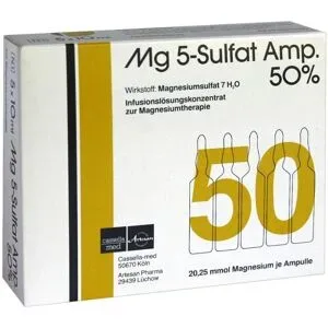 Mg 5 Sulfat Ampullen 50% Infusionslösungskonzentrat