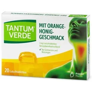 Tantum Verde 3 mg Lutschtabletten Orange-Honiggeschmack