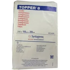 Topper 8 Kompr.unsteril 10x20 cm