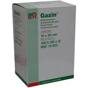 Gazin Kompressen 10x20cm 8fach steril