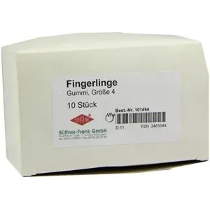Fingerling Gummi Größe 4 transparent